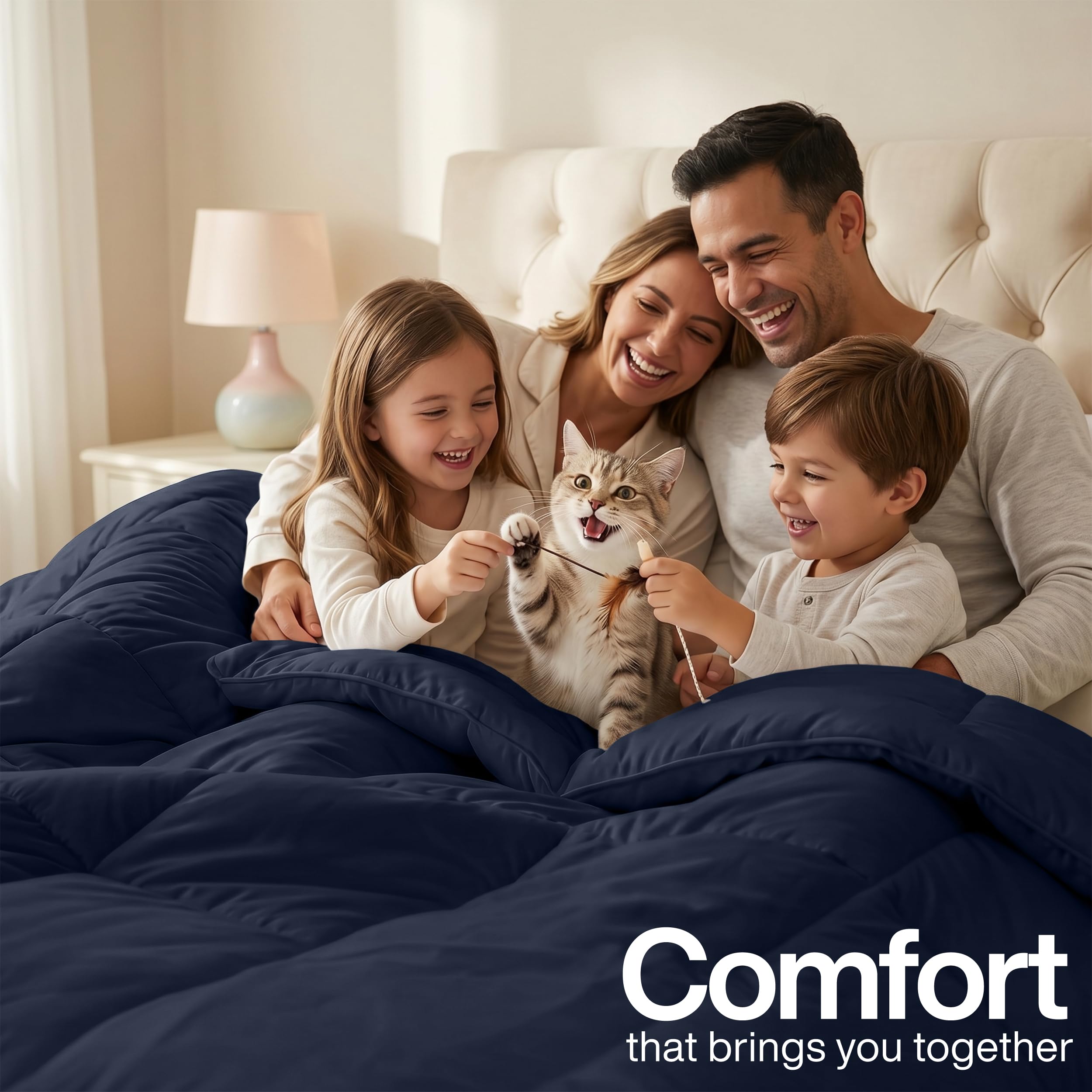 Utopia Bedding coin avec onglet d'attache pour fixer la couette