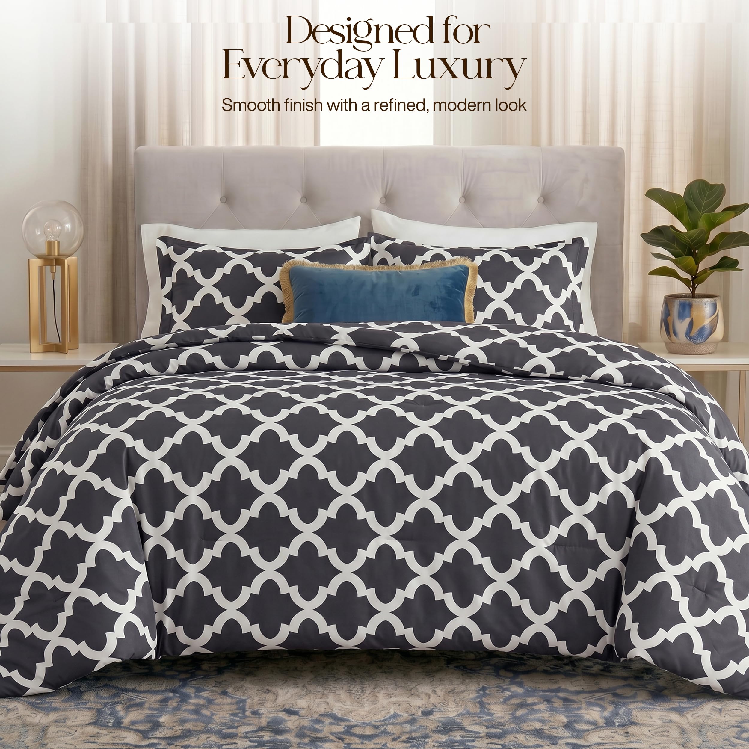 Utopia Bedding couette en situation dans chambre moderne confortable