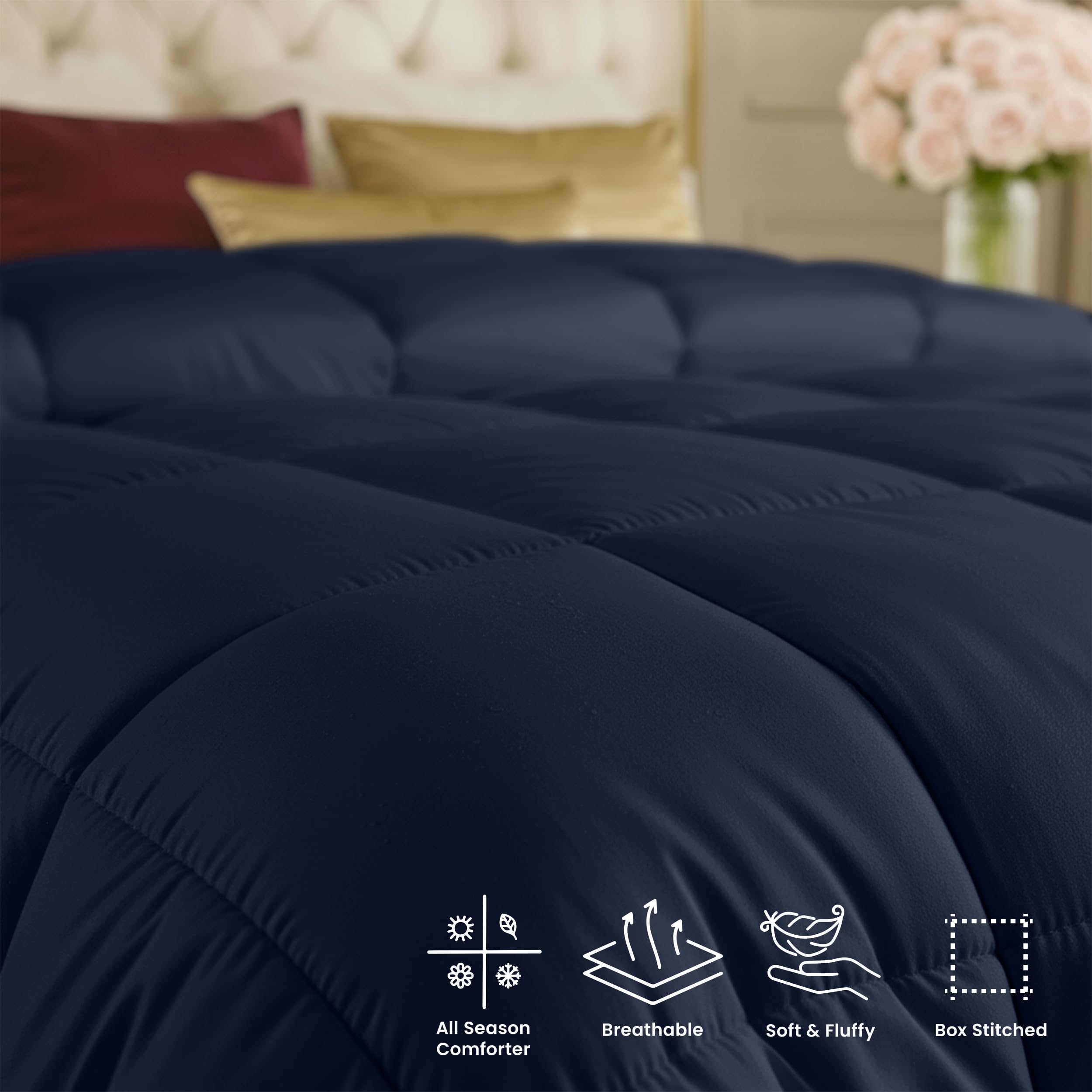 Utopia Bedding pli moelleux mettant en valeur le gonflant et la chaleur
