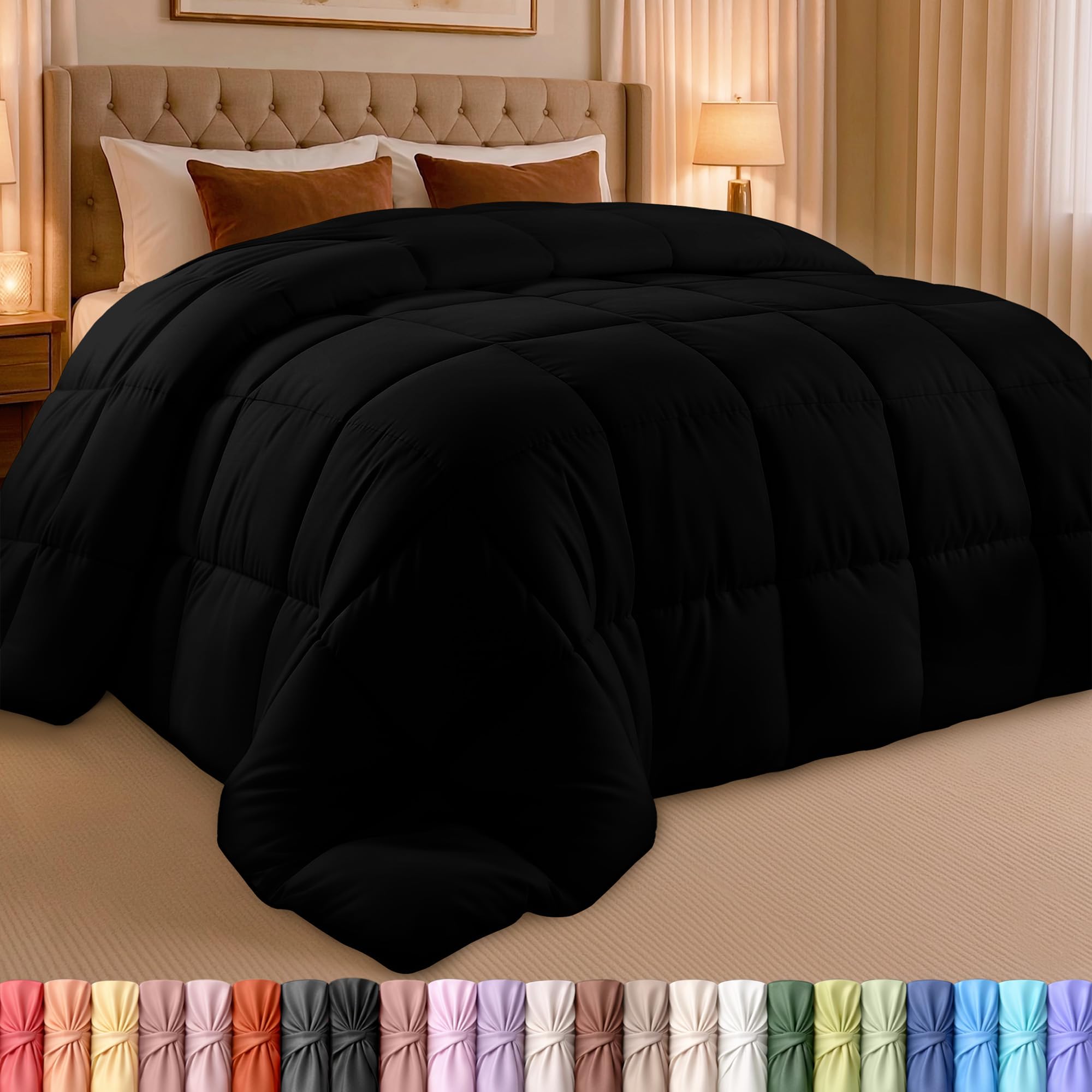 Utopia Bedding couette face avant montrant finition passepoil et style net