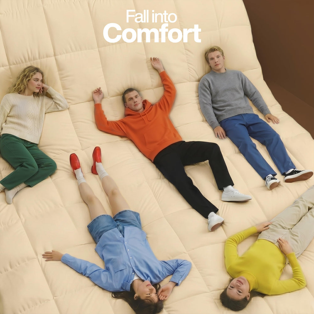 Utopia Bedding garnissage siliconisé rapproché illustrant gonflant uniformisé