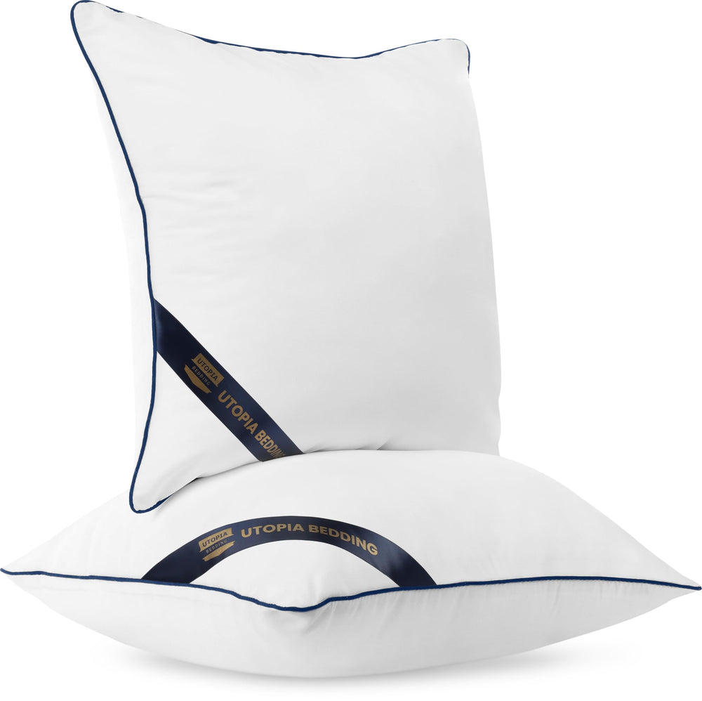 Utopia Bedding coussins disposés sur canapé, ajout instantané de style