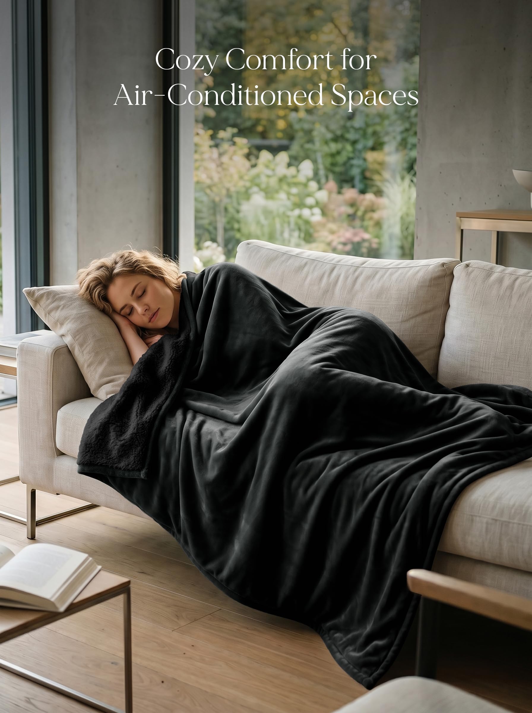 Utopia Bedding couverture pliée pratique pour rangement facile