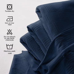 Utopia Bedding détail des coutures garantissant finitions solides et durabilité