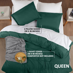 Utopia Bedding gros plan fermeture éclair cachée pour insérer la couette facilement