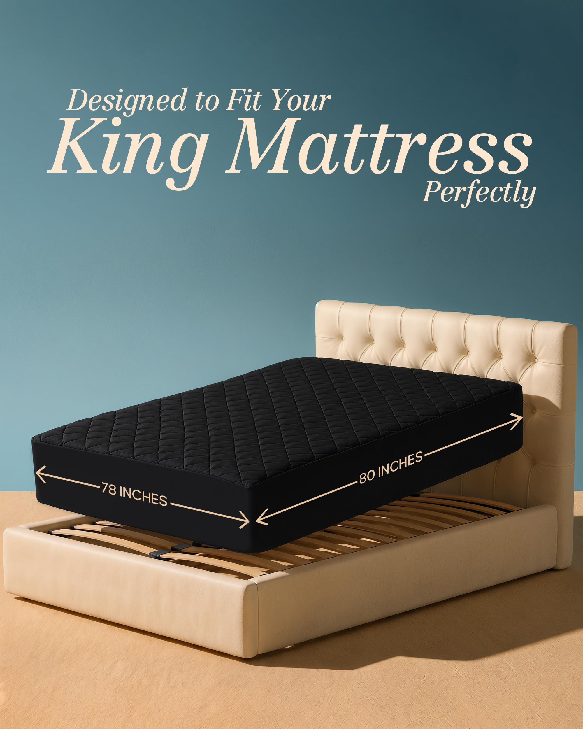 Utopia Bedding gros plan du matelassage offrant confort et répartition de pression