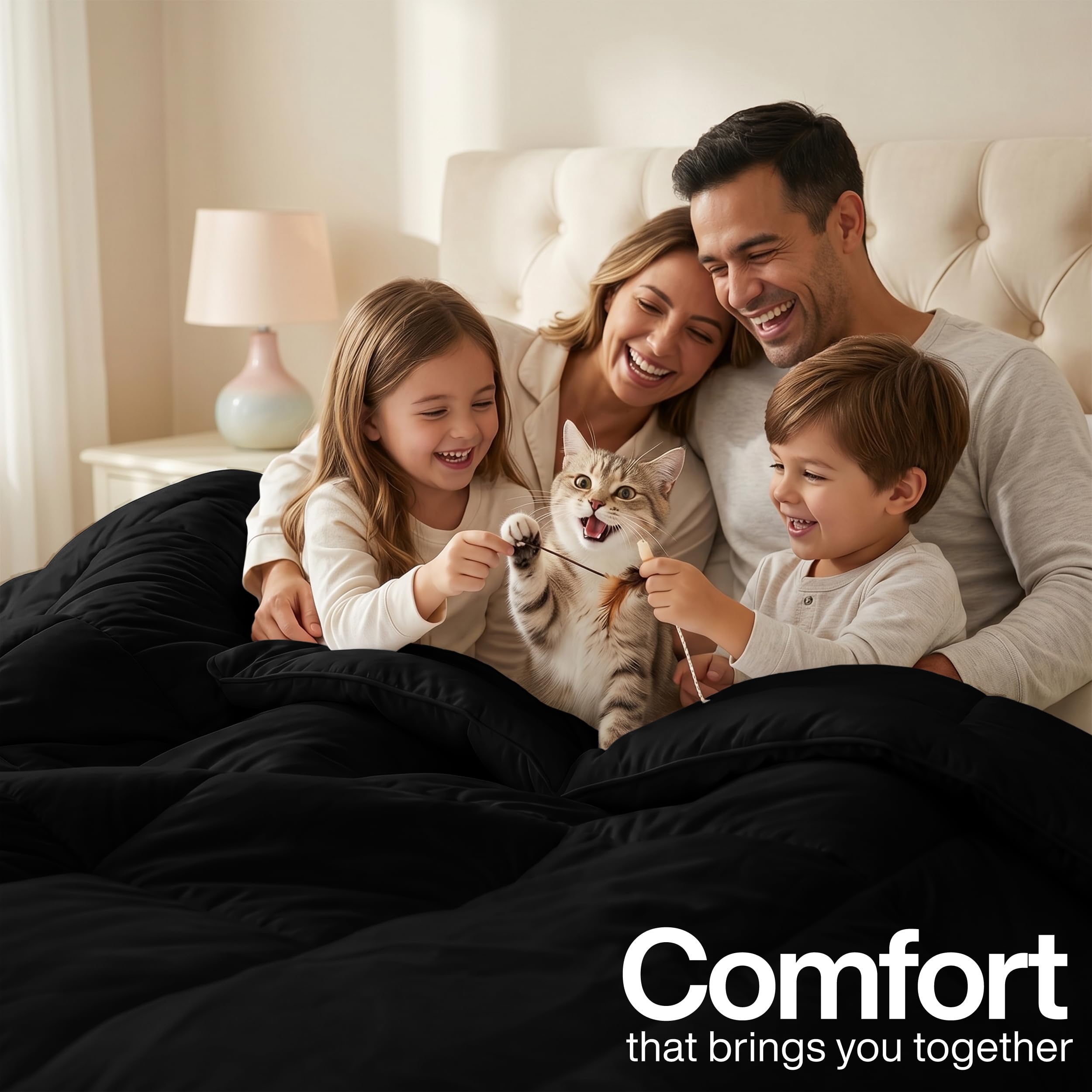 Utopia Bedding gros plan passepoil et piqûre pour finition durable