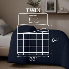 Utopia Bedding gros plan sur piqûres en boîtes, maintien uniforme du garnissage