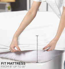 Utopia Bedding drap‑housse ajusté sur matelas profond pour maintien optimal toute nuit