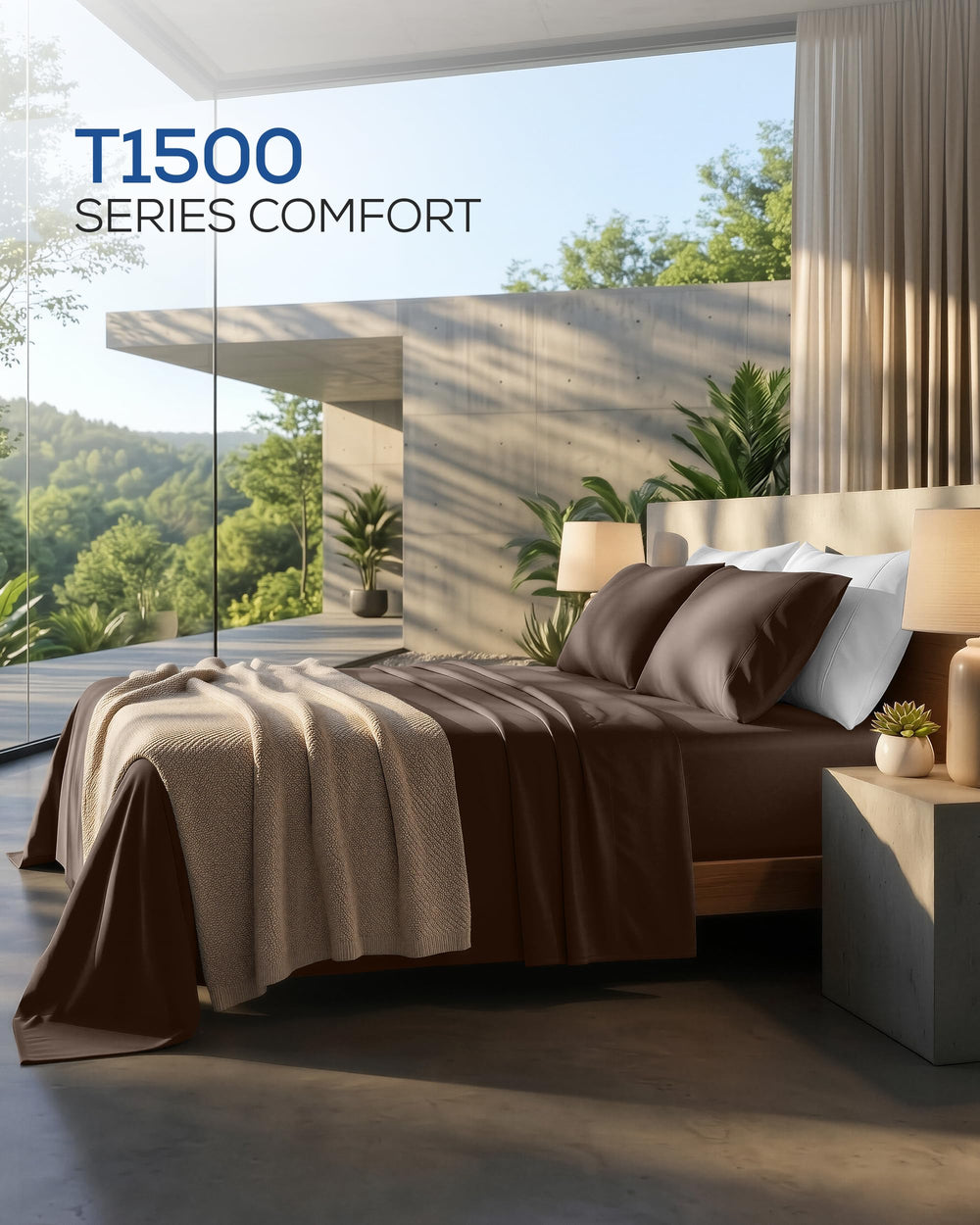 Utopia Bedding détail du drap-housse avec élastique assurant bonne tenue