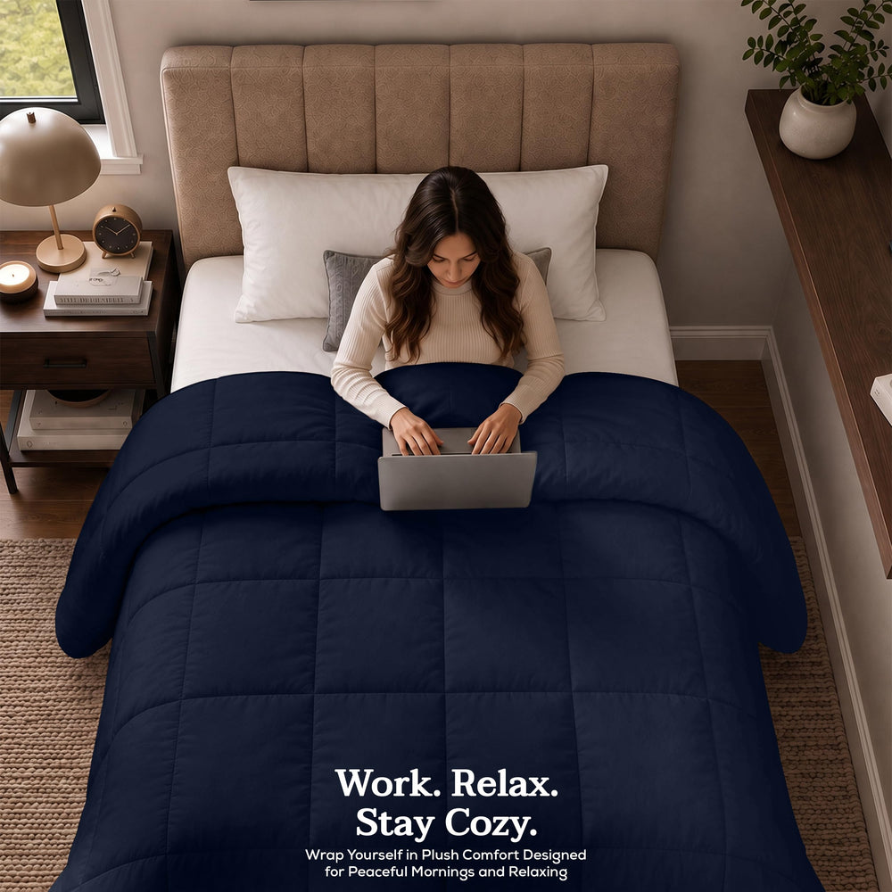 Utopia Bedding couette sur drap housse, démonstration d'utilisation quotidienne