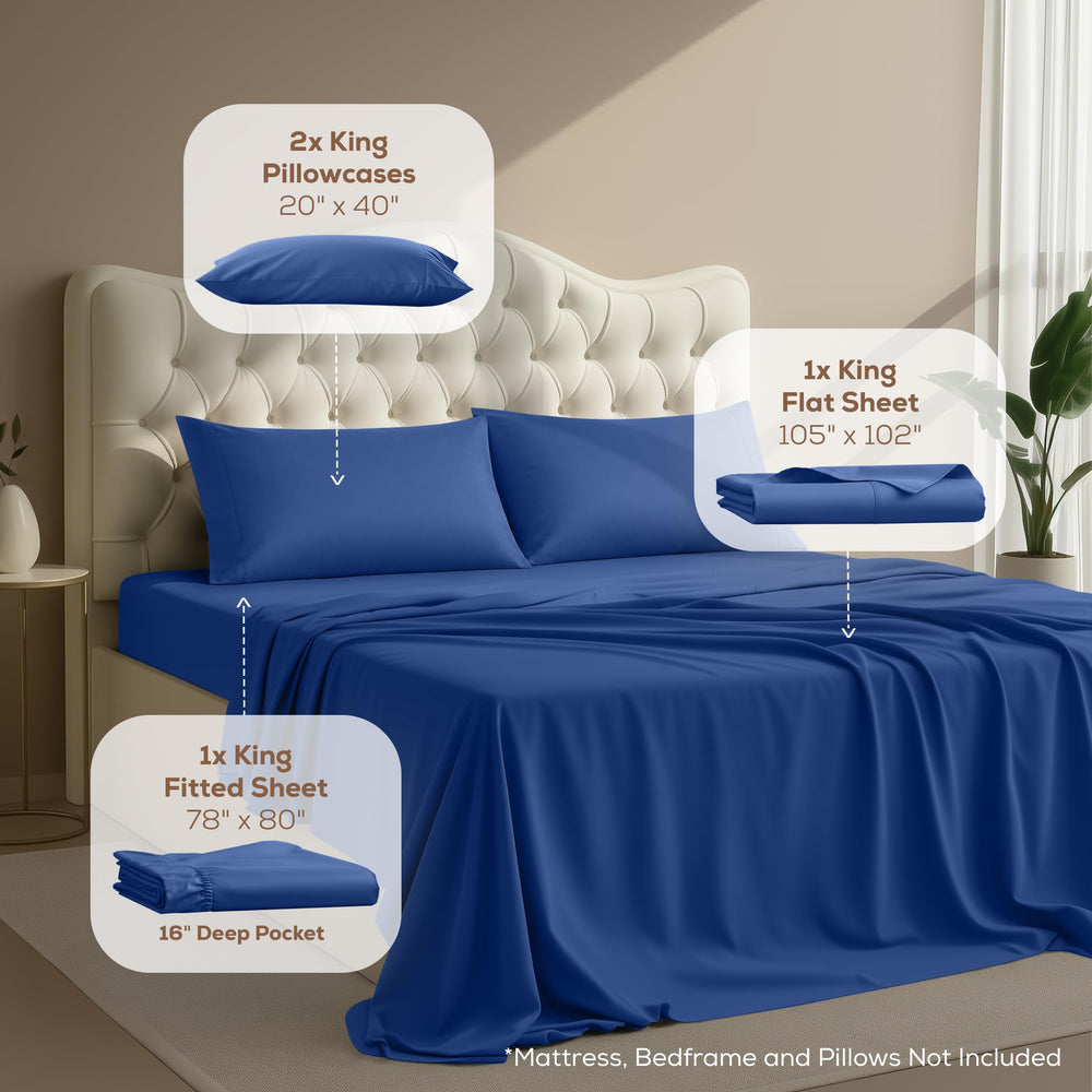 Utopia Bedding drap-housse poche profonde montrant maintien sûr