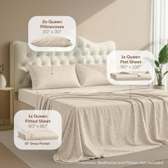 Utopia Bedding détail du drap-housse poche profonde et maintien sécurisé du matelas