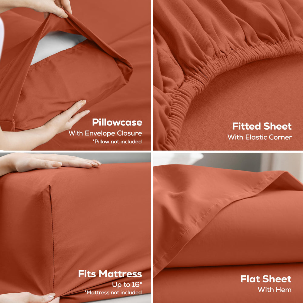 Utopia Bedding drap‑housse avec poches 16" assurant maintien sécurisé du matelas