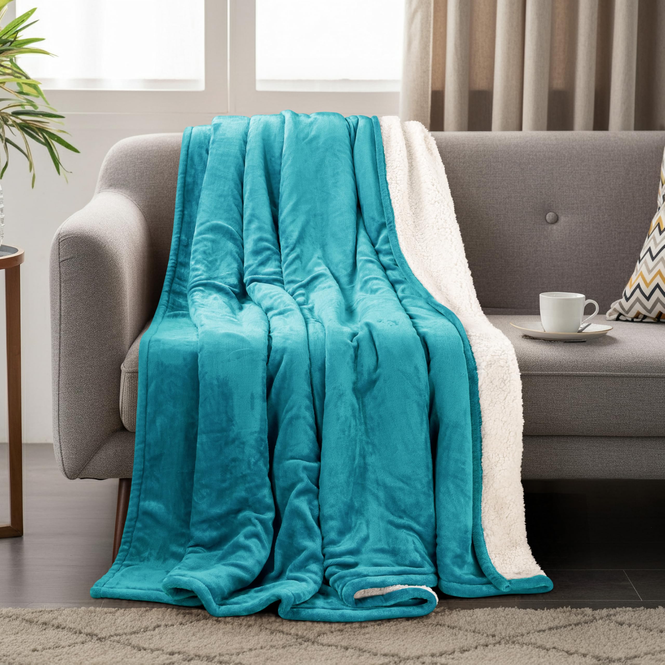 Utopia Bedding couverture drapée sur lit queen apportant ambiance cosy