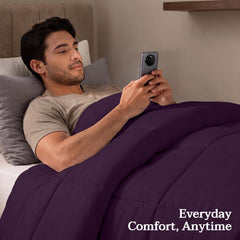 Utopia Bedding coin avec attache montrant fixation sécurisée dans la housse