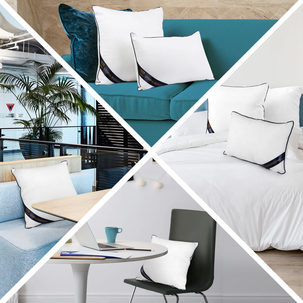 Utopia Bedding comparaison d'échelle, montre dimensions 55x55 cm pratiques