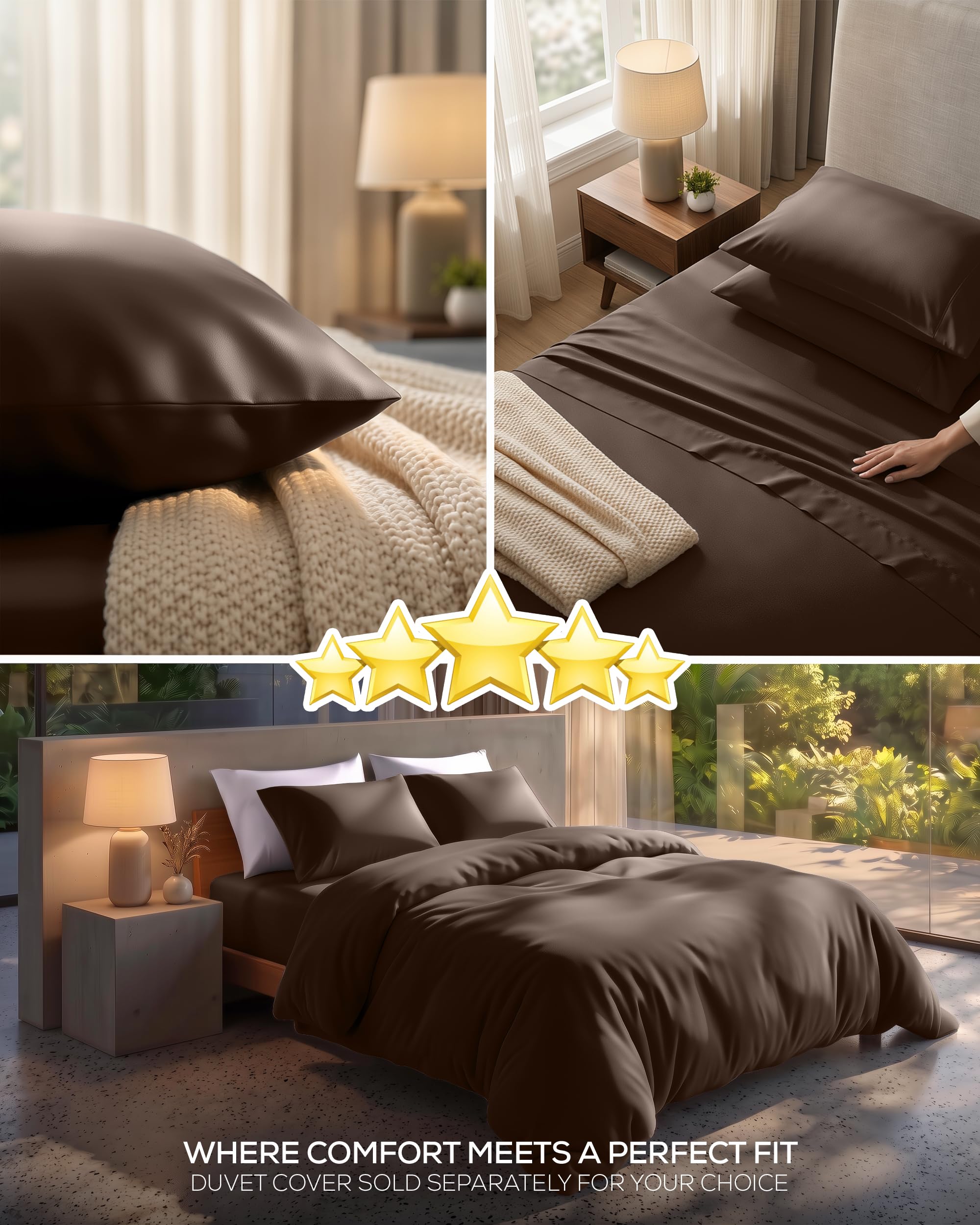 Utopia Bedding étiquette d'entretien claire pour préserver la couleur