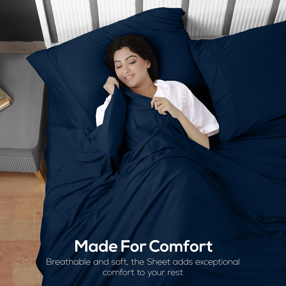Utopia Bedding étiquette et emballage montrant tailles et instructions d'entretien