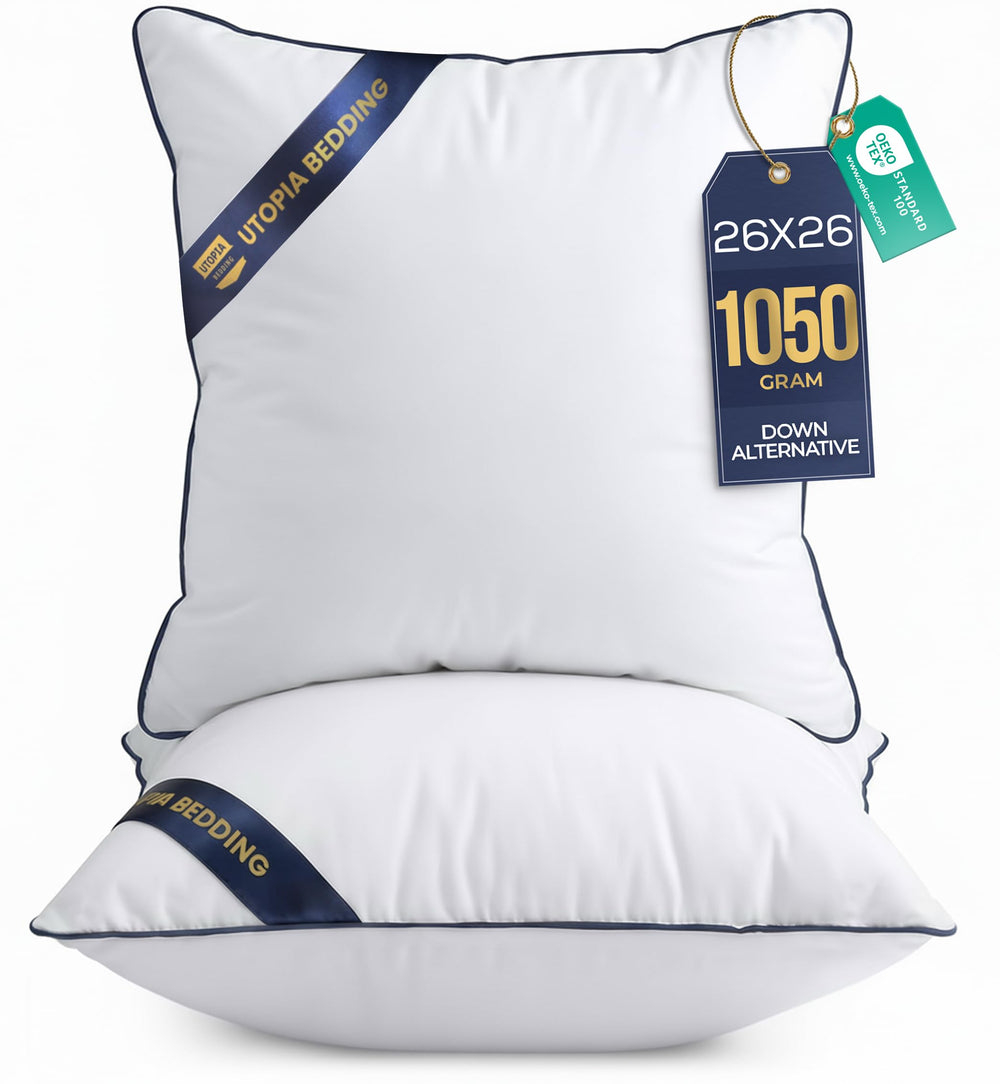 Utopia Bedding face avant du coussin montrant maintien et esthétique