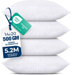Utopia Bedding vue avant du lot de quatre inserts, redonne du volume