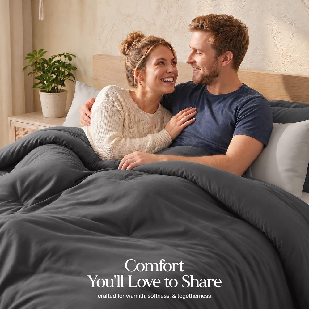 Utopia Bedding détail du garnissage siliconisé illustrant gonflant durable