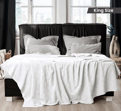 Utopia Bedding gros plan du tissage dobby montrant texture et qualité