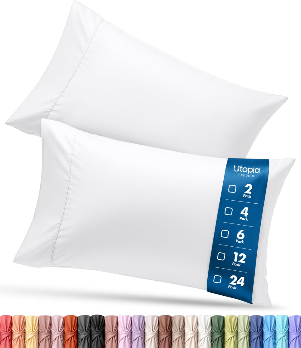 Utopia Bedding housse devant montrant finition propre et cadre élégant
