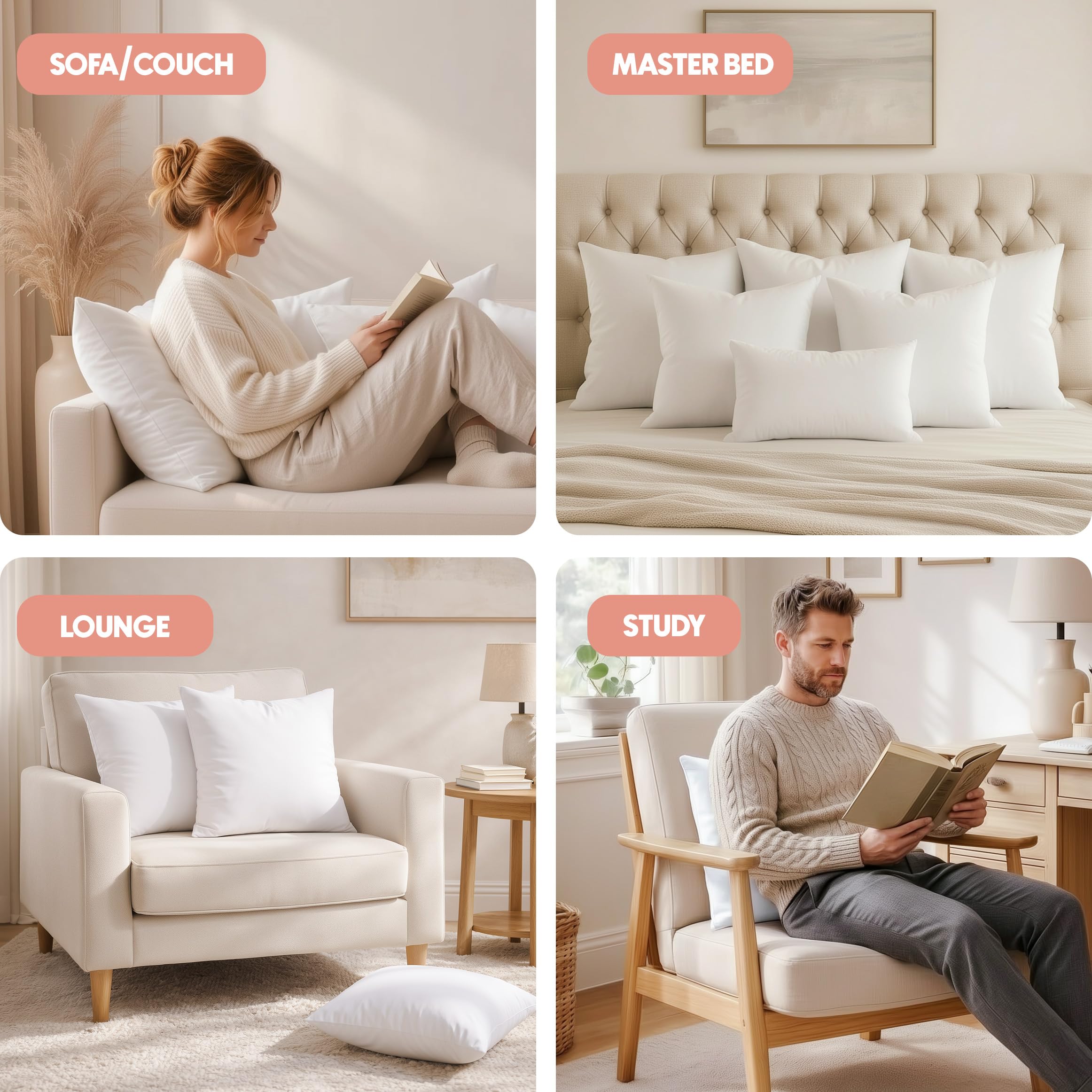 Utopia Bedding insert utilisé en appui dorsal soutien discret
