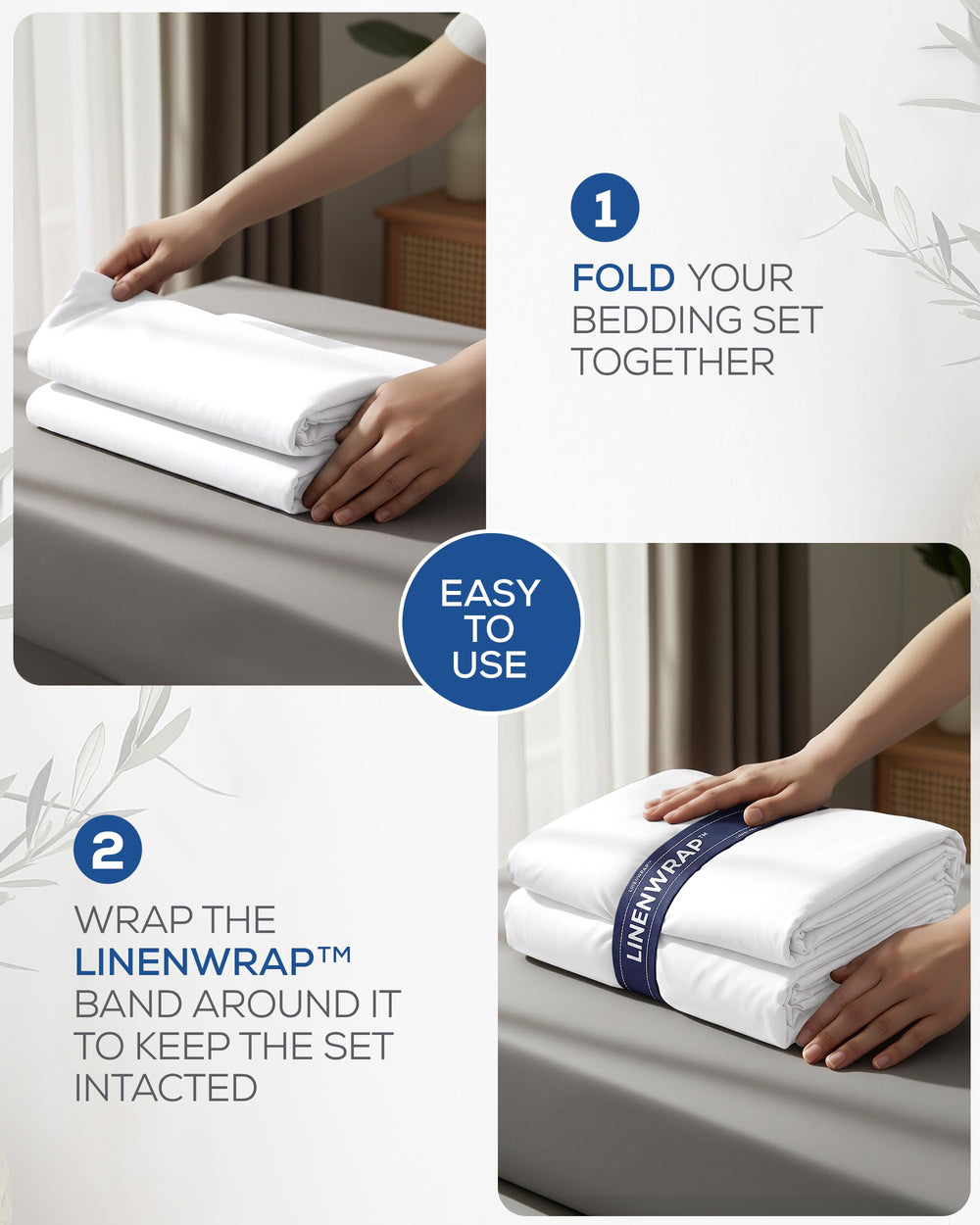 Utopia Bedding comparaison d'échelle montrant drap-housse sur matelas king épais, ajustement parfait