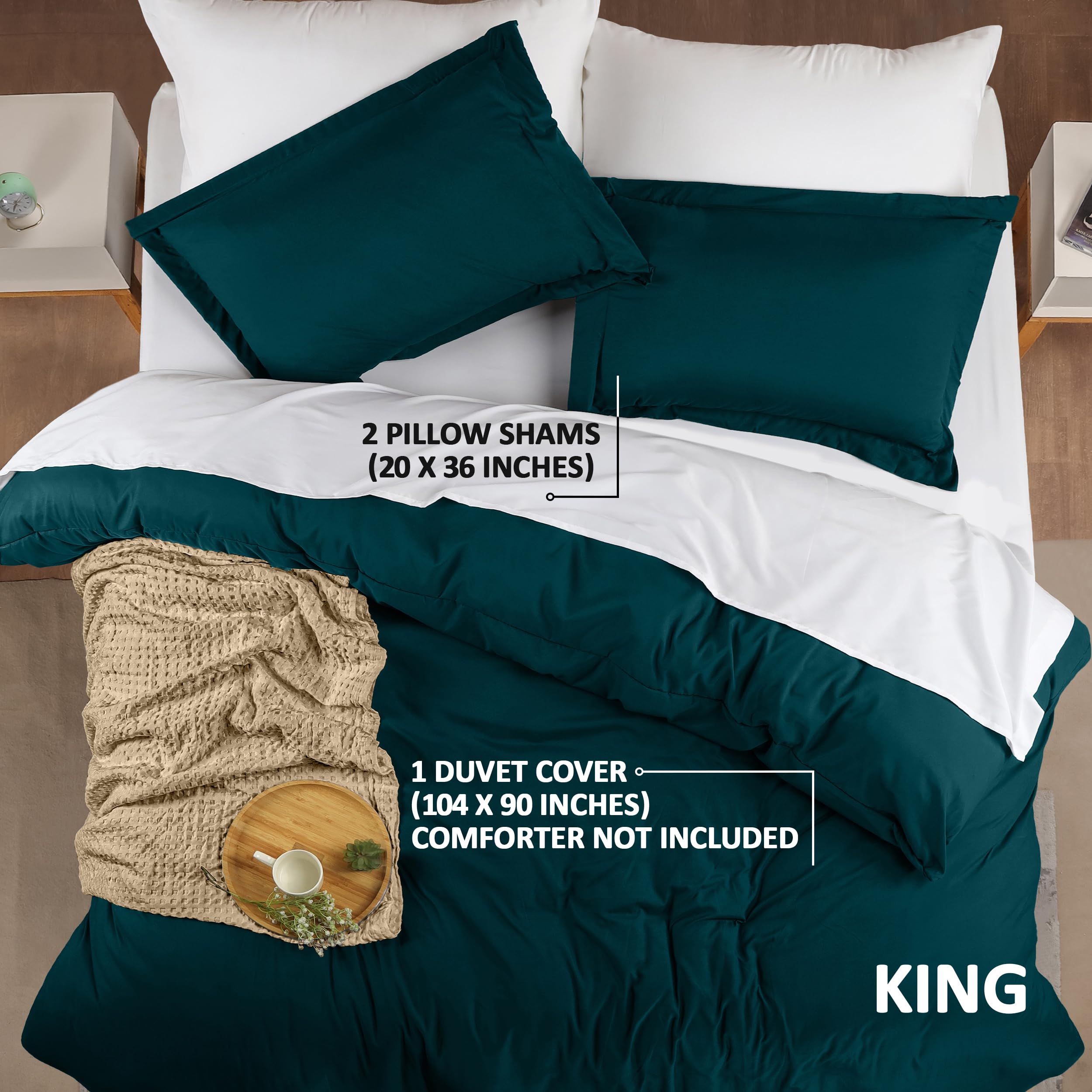 Utopia Bedding gros plan microfibre douce, sensation confortable