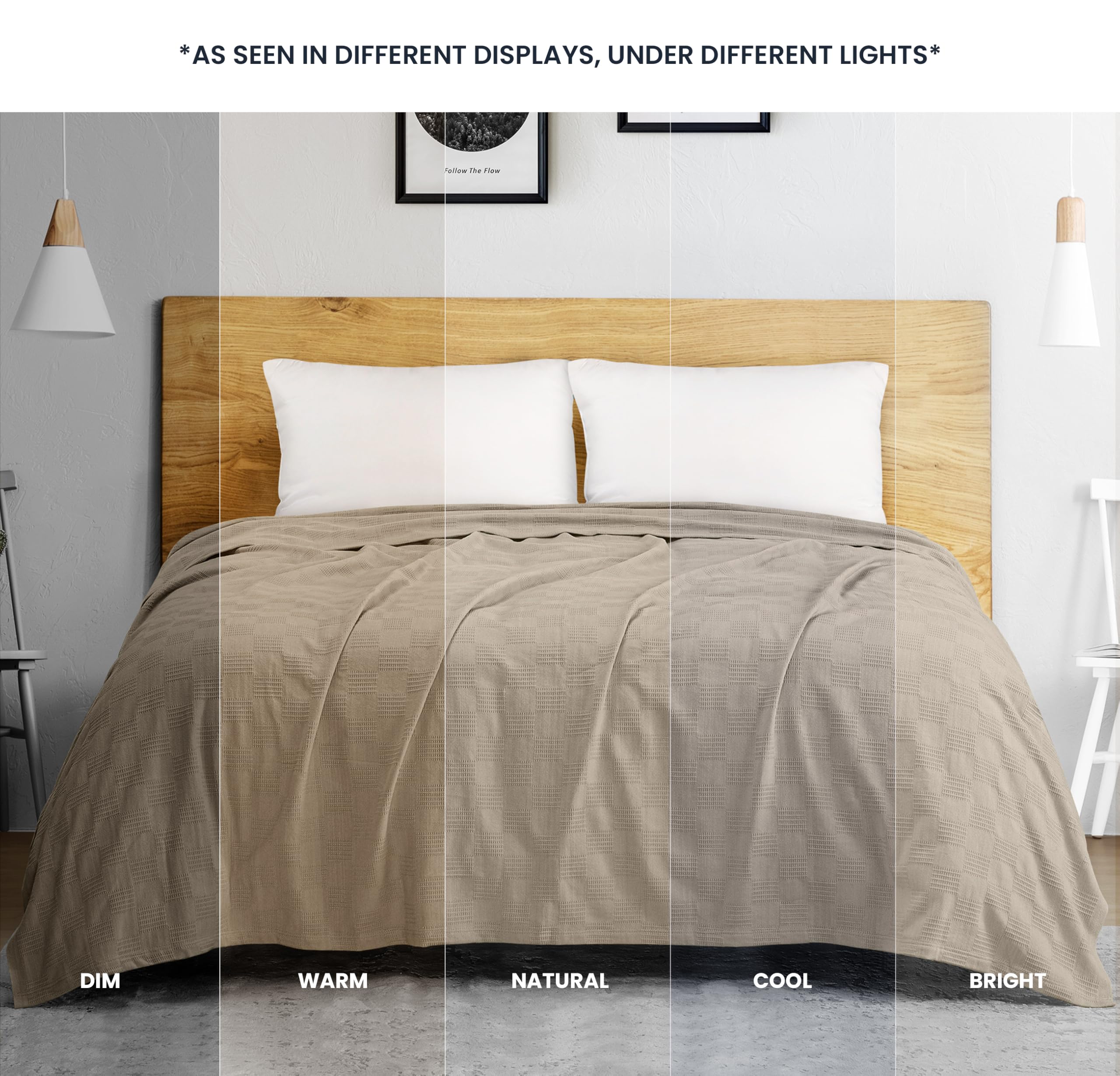 Utopia Bedding gros plan fibre de coton montrant matière naturelle bénéfice absorption et confort