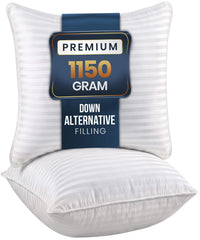 Utopia Bedding oreiller européen face montrant forme et soutien pour un sommeil confortable