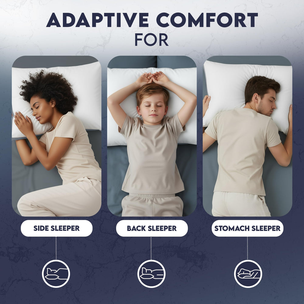 Utopia Bedding oreiller soutenant la tête pour confort cervical