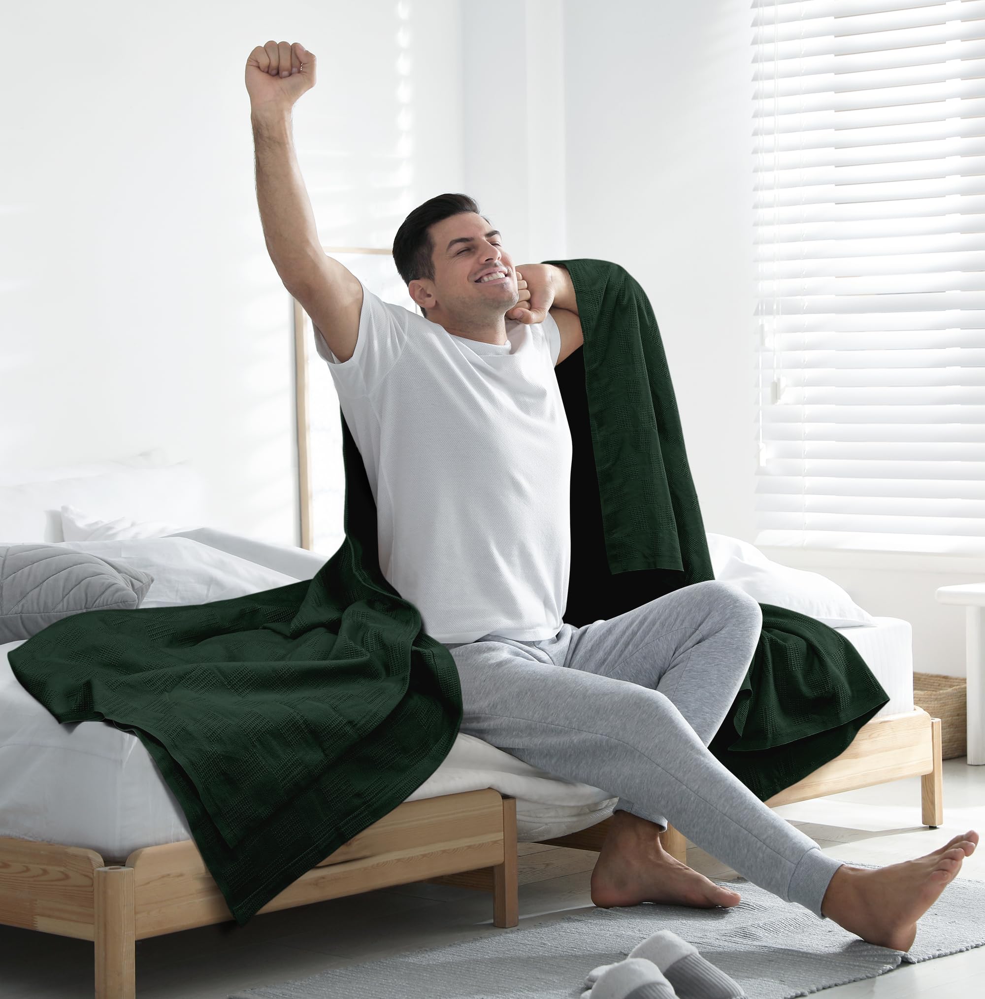 Utopia Bedding démonstration de la souplesse au toucher et du confort visuel