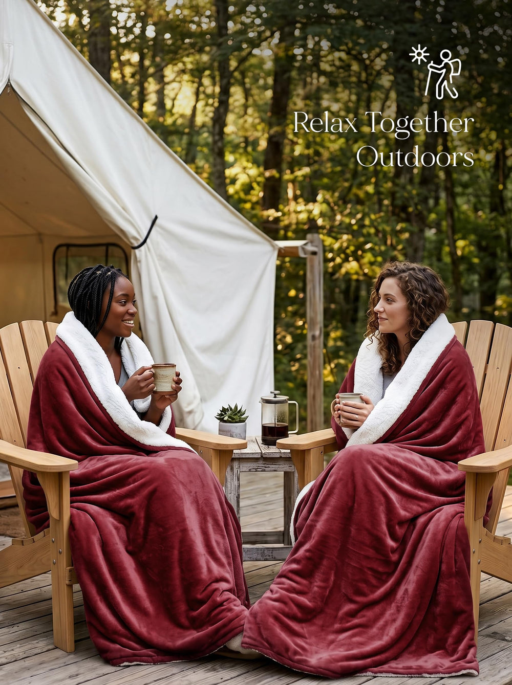 Utopia Bedding en pique-nique montrant portabilité et isolation