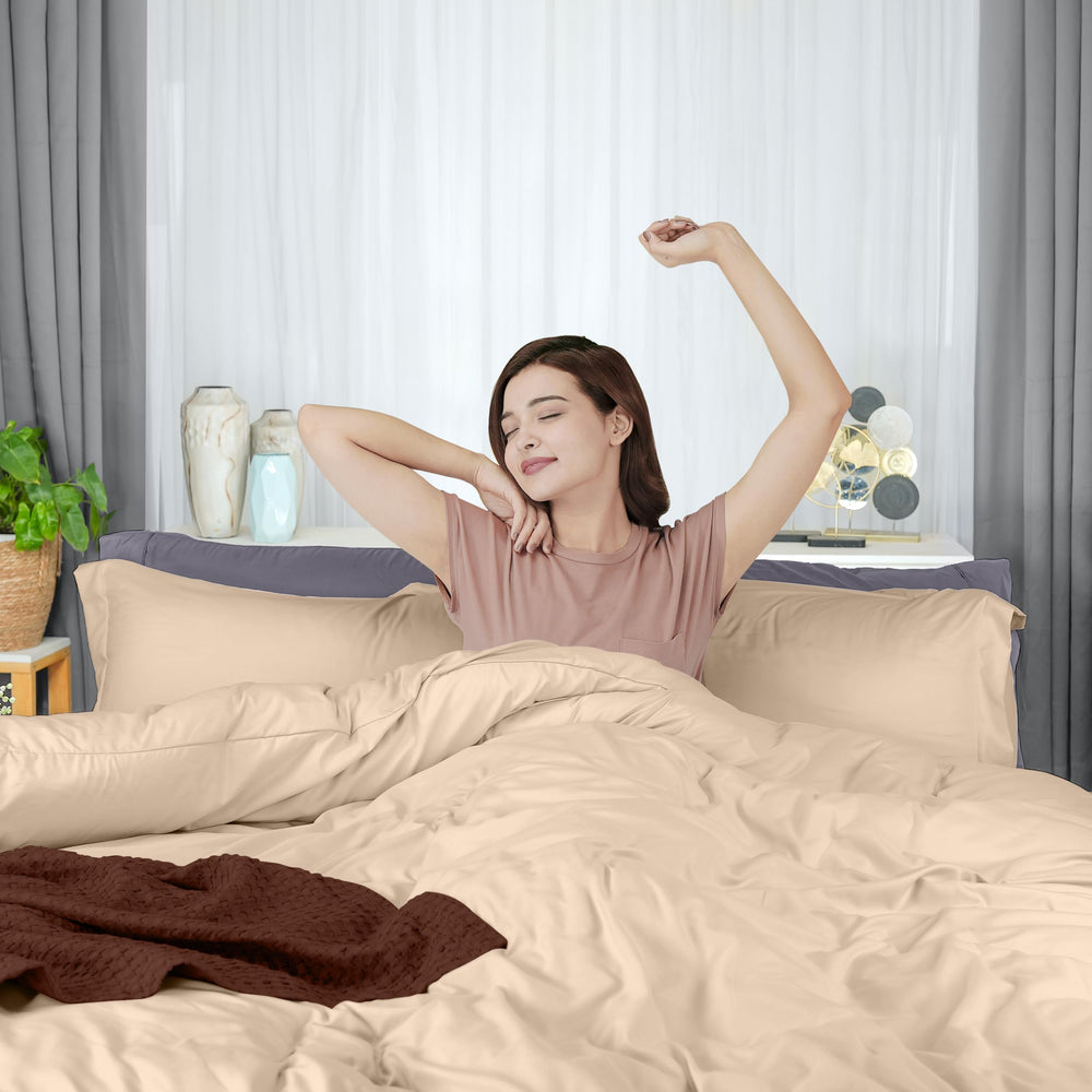 Utopia Bedding housse pliée prête à ranger ou offrir, compacte et pratique
