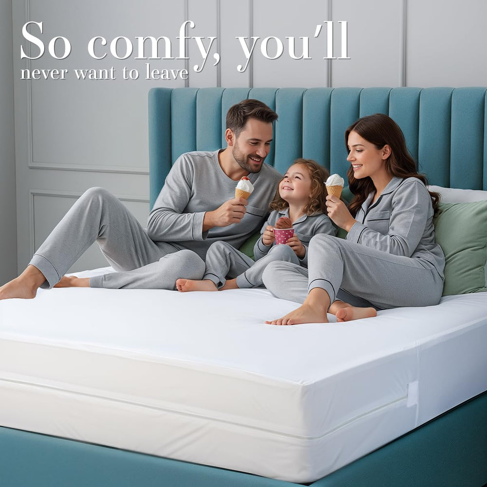 Utopia Bedding profil côté illustrant l'encaissement 360 degrés et maintien