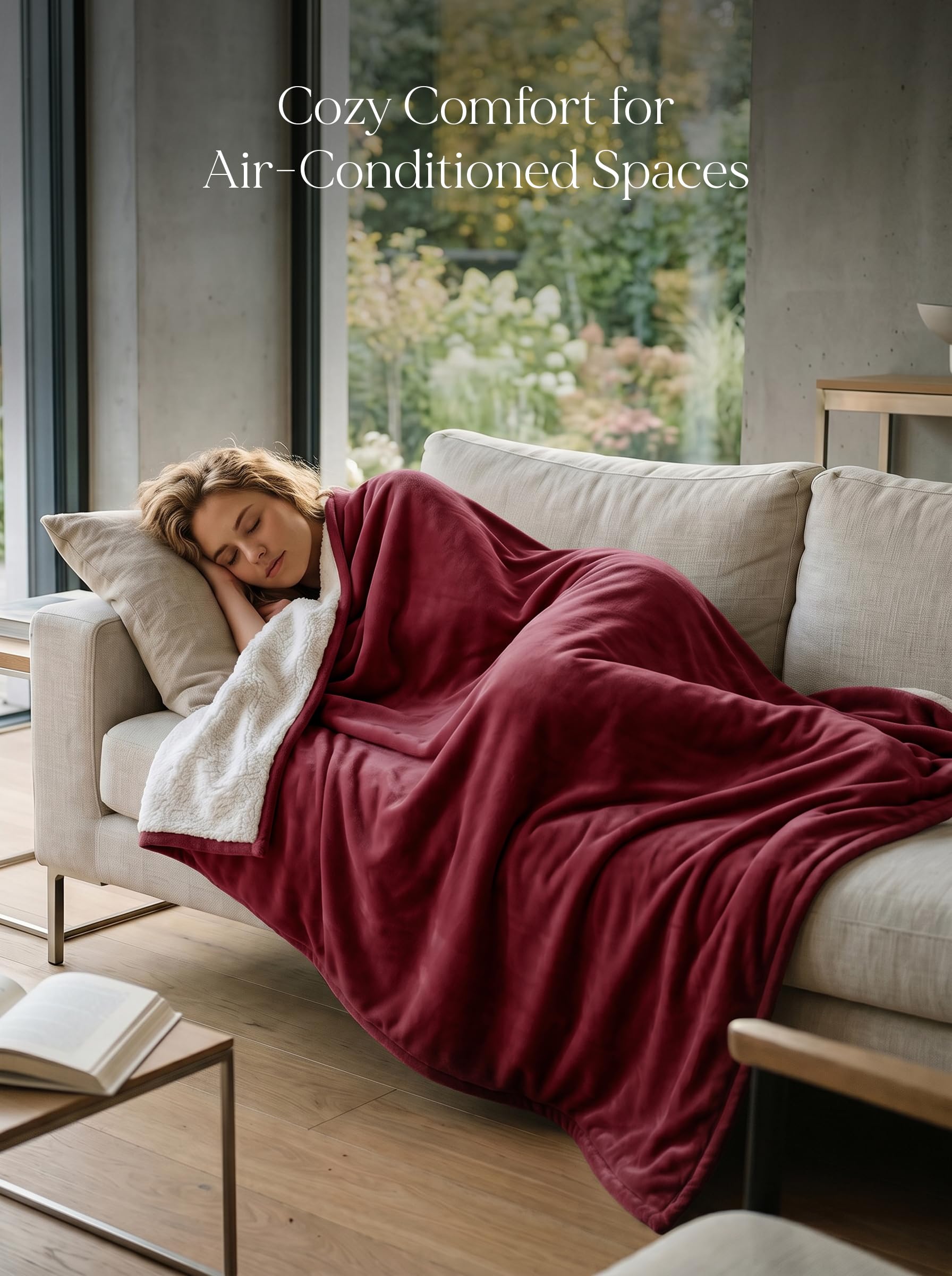 Utopia Bedding sur canapé illustrant confort et usage quotidien
