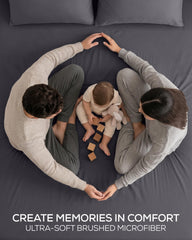Utopia Bedding taie d'oreiller gros plan montrant couture nette, confort au toucher