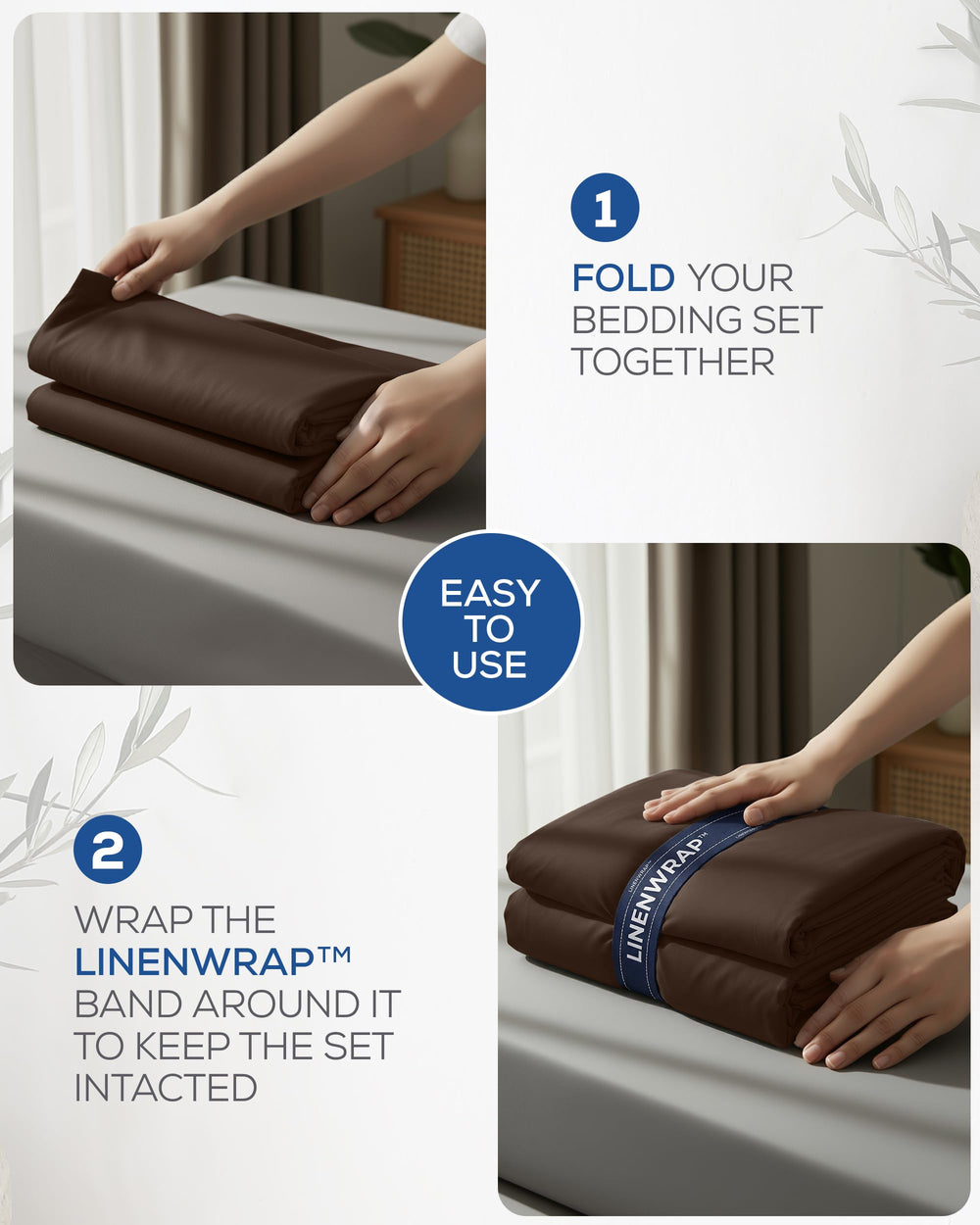 Utopia Bedding taies et dimensions visibles pour vérification rapide