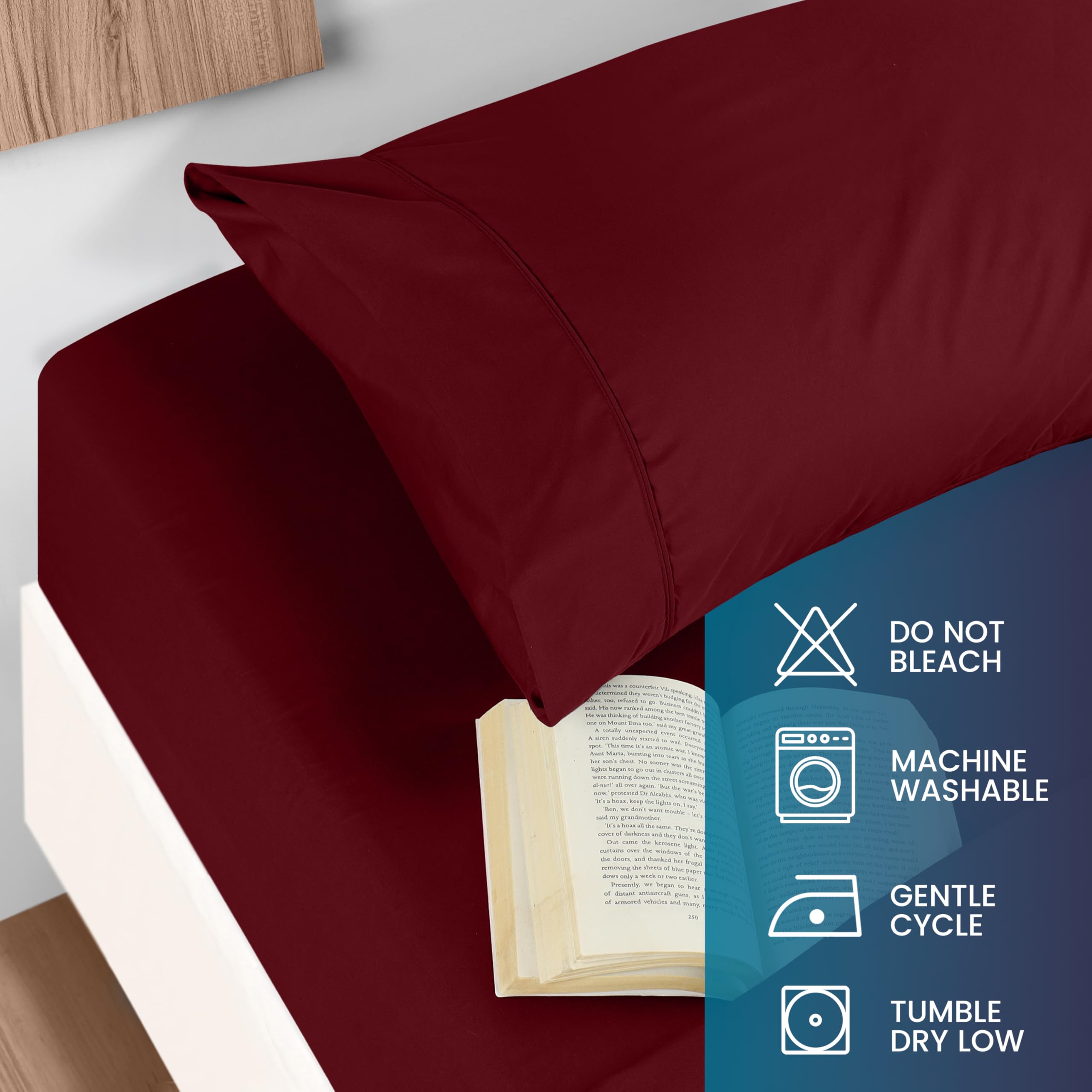 Utopia Bedding taies d'oreiller 20x30 cm présentant coupe et qualité