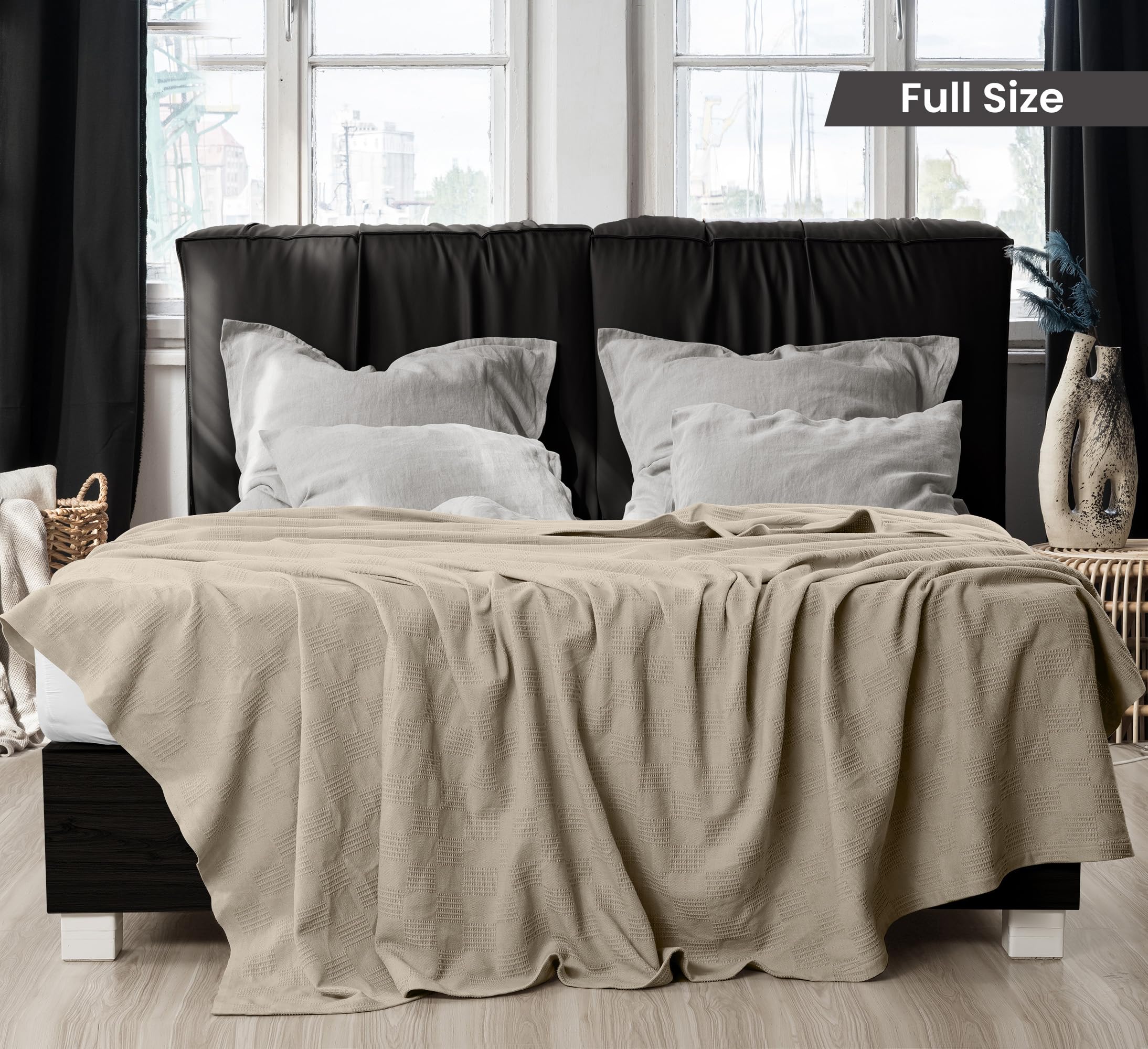 Utopia Bedding gros plan du tissage dobby montrant texture et douceur bénéfice respirabilité