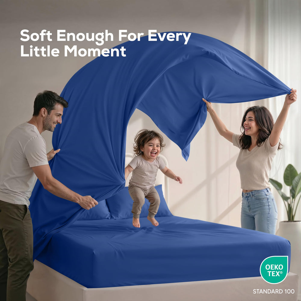 Utopia Bedding gros plan microfibre montrant douceur et résistance