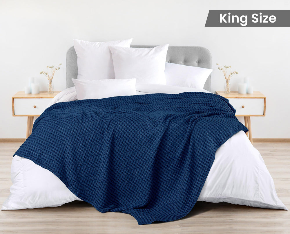Utopia Bedding gros plan du tissage gaufré montrant douceur et texture respirante