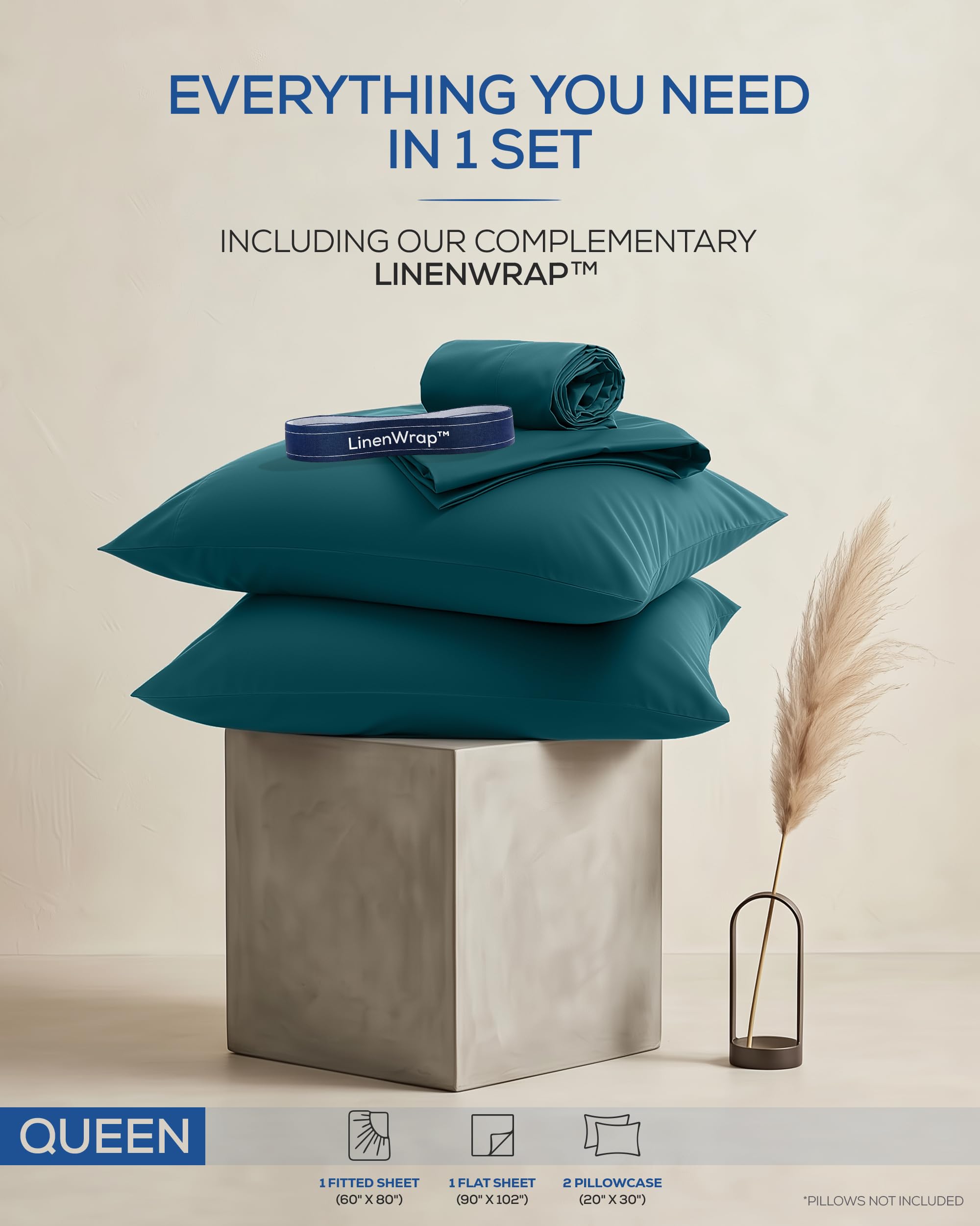 Utopia Bedding gros plan microfibre douce montrant texture confortable