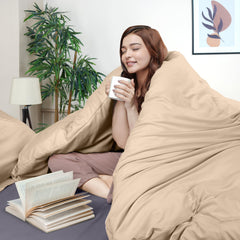 Utopia Bedding texture microfibre brossée douce offrant confort et entretien facile