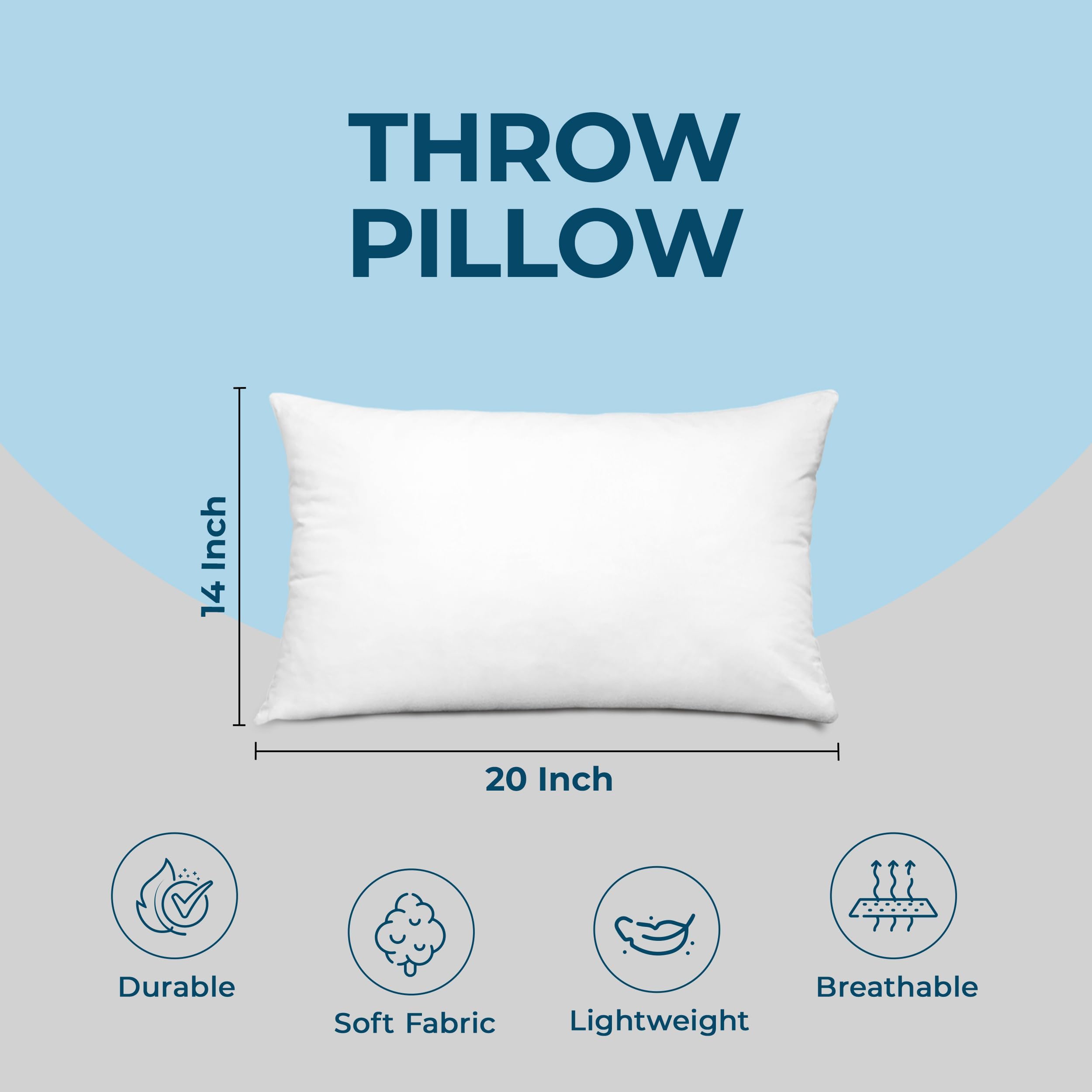 Utopia Bedding insert placé sur un canapé, apporte confort et soutien