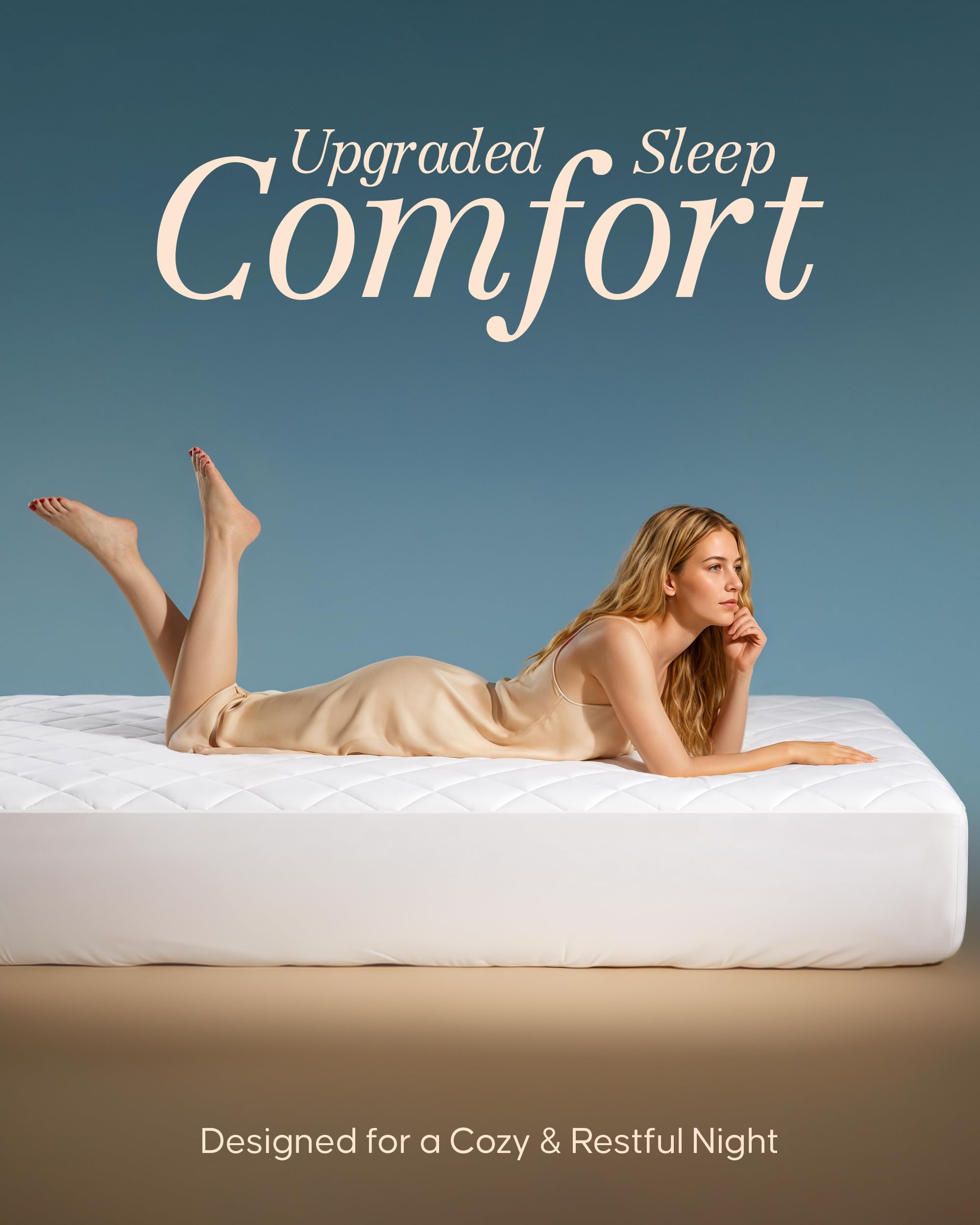 Utopia Bedding usage quotidien sur lit illustrant douceur et protection