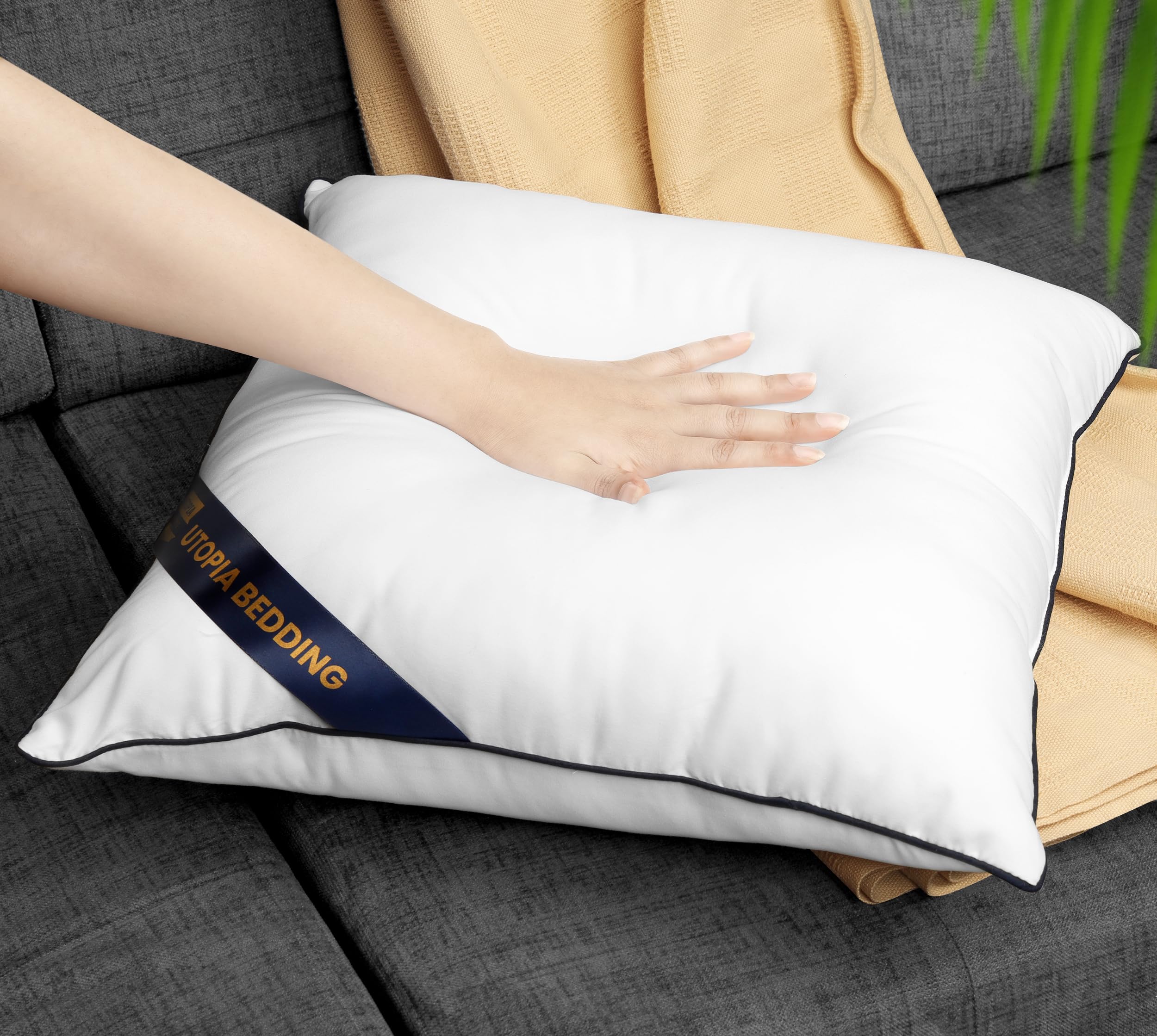 Utopia Bedding coussin utilisé en voiture, confort supplémentaire pour trajet